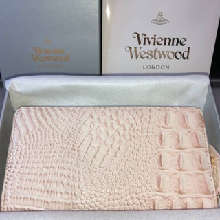 【新品】 ヴィヴィアン ウエストウッド Vivienne 長財布 クロコ調の画像