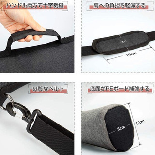 ゴルフ クラブケース 防水加工 ゴルフバッグ 10～12本以上 大容量 練習用 ファスナーポケット付き 軽量 折りたたみ メンズ レディース の画像