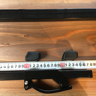 【新品未使用！】汎用キャリアベースバー・ルーフレールマウントセットの画像