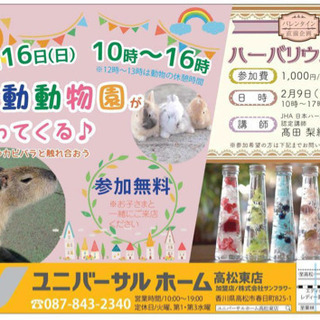 バレンタインハーバリウム教室