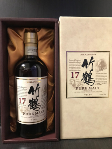 竹鶴17年　化粧箱付き（未開栓）