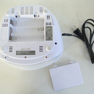 AM/FM CDラジオ 単2電池×6本/電源ケーブル 取説付き　オーム電機 RCR-87Z　防災グッズの画像