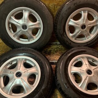 FALKEN/SINCERA SN832i 165/80R13 17年製バリ溝他夏タイヤ 社外アルミ VAGGIO 13×5J4HPCD100/114.3+32 4本Set (TG08) クレジットカード QR決済可能