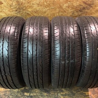 DUNLOP/ENASAVE EC203 215/65R15 14年製バリ溝夏タイヤ 4本Set エスティマ エルグランド グランビア等 (TH11) クレジットカード QR決済可能
