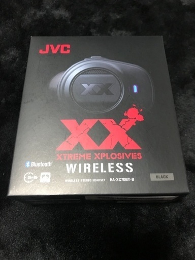 Bluetoothイヤホン  JVC XTREME XPLOSIVES HA-XC70BT-B