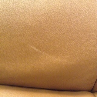 リクライニング１Pソファ　中古の画像