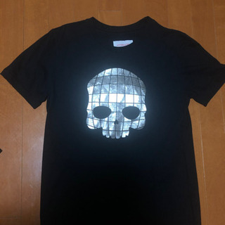 ハイドロゲン Tシャツ 黒  HYDROGEN  ブラック ドクロ