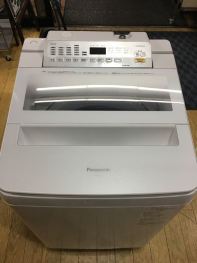 2/20 値下げ! 美品 2018年製 Panasonic パナソニック 9.0kg洗濯機 エディオン限定 NA-F9AE5 ECONAVI