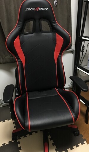ゲーミングチェア DXRacer / DXZ-RDN レッド 2年ほど使用