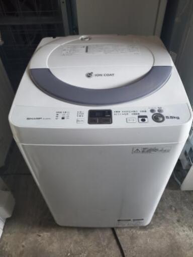 SHARP シャープ 5.5kg 全自動電気洗濯機 ES-GE55N 2013年製