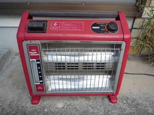 電気温風ストーブ
