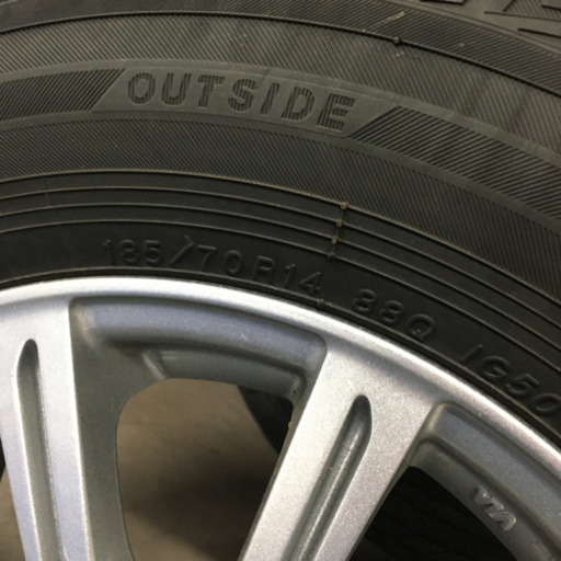 185/70R14 タイヤホイールセット　日産ノート