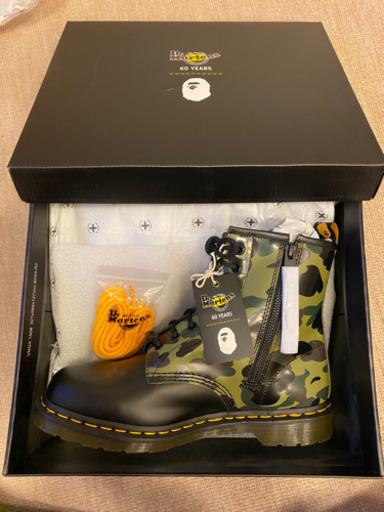 Dr.Martens×エイプ 1460 BAPE ZIP 8ホール(CAMO)