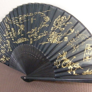 鳥獣戯画の扇子　（本場京都のもの）非売品の画像