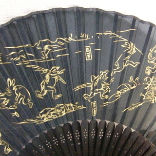 鳥獣戯画の扇子　（本場京都のもの）非売品の画像
