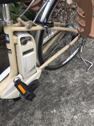 Ｇ５Ａ電動自転車Ｇ２１Ｗヤマハパスリトルモア４アンペア。オートライト付き