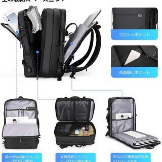 新品未使用　超大容量ビジネスリュックの画像