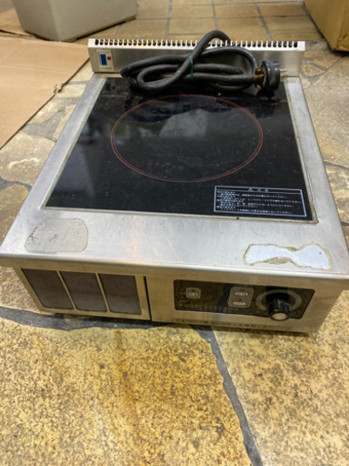 フジマック　業務用　中古　IHコンロ　FICK3430　卓上タイプ　 W350×D450×H150