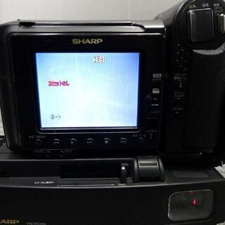 SHARP シャープ VideoHi8対応 VL-HL3 ビデオカメラ ビューカム  TV出力可能 Video8の画像