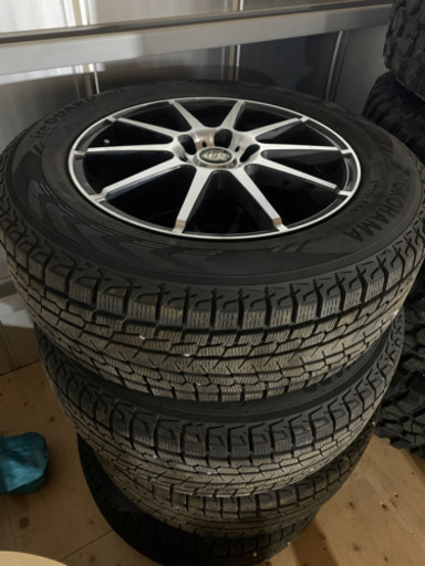 ハリアー スタッドレス 4本セット 17インチ バリ溝  225/65R17