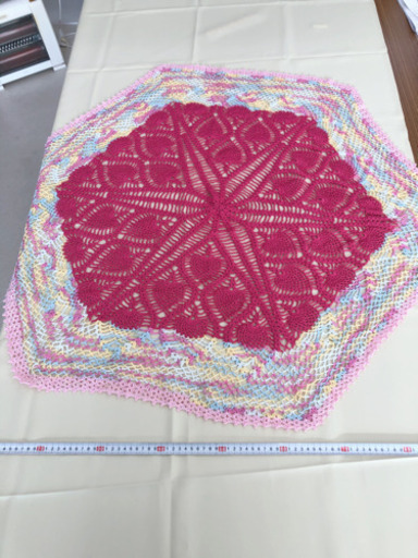 カラフルなレース編み