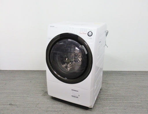 シャープ ドラム式洗濯乾燥機 ES-S60-WL 6.0kg/3.0kg