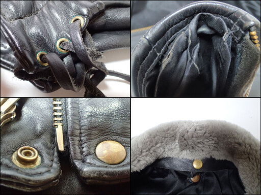 C861 美品 Langlitz Leathers ラングリッツ レザー ライダースジャケット オーダー品 襟ボア