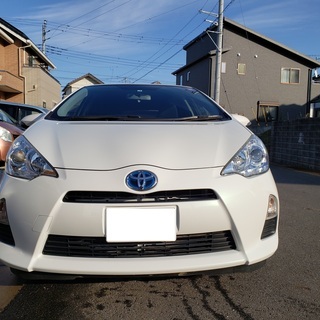 総額73万円😉アクア　😉NHP10😉パール😉車検２年付😉1.3万㎞