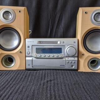 美品　3連装CD、MDミニコンポの画像