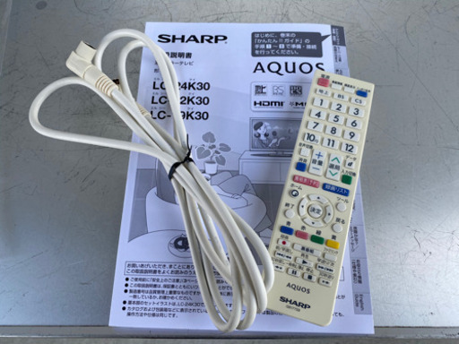 格安！シャープ 液晶テレビ◇22型 2016年製◇ホワイト◇ JT-0023