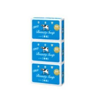 新品 牛乳石鹸 青箱 バスサイズ  石鹸 135g×3個 未開封の画像