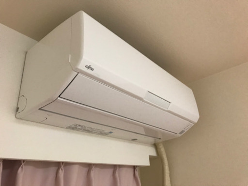 (美品/取外済み‼️) 中-大型　2018年製　富士通nocriaエアコン AS-R28H-W フィルター自動掃除機能付き