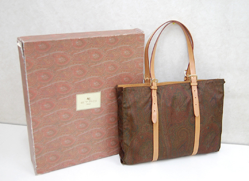 ETRO/エトロ トートバッグ ペイズリー柄 ショルダー可能 鞄 カバン かばん レディース ☆ PayPay(ペイペイ)決済可能 ☆ 札幌市 清田区 平岡