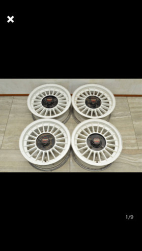 旧車ホイール　4本　14インチ　　　　pcd114.3 4穴