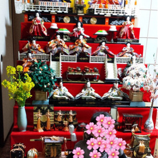 お雛様  7段飾りの画像