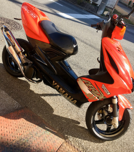 ヤマハ　Aerox エアロックス　100 カスタム　改造車　グランドアクシス　bw's100  4VP