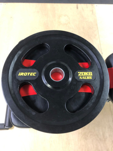 IROTEC 20kg ラバープレート  50mm対応