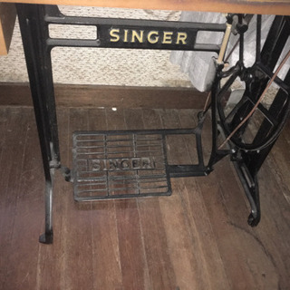 シンガーミシン台 ミシン無し アンティーク レトロの画像