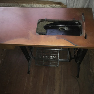 シンガーミシン台 ミシン無し アンティーク レトロの画像