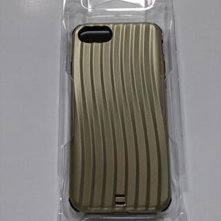 ⑥スマホケース　ゴールド　iPhone　ELECOM