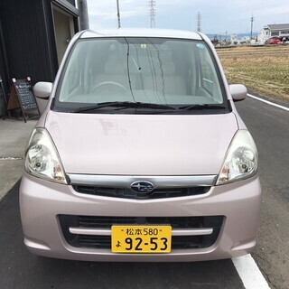 総額9.8万円 平成21年式 スバル ステラ L (RN1) 5.4万キロ 車検令和2年9月 ピンク系の画像