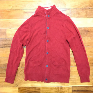 a.v.v  赤　セーター　オシャレ　ラインの画像