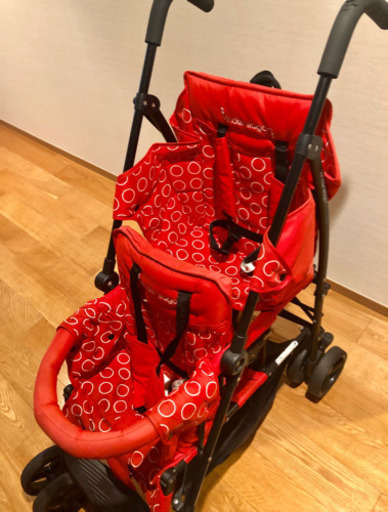 取引完了　キンダーワゴン　二人乗り　ベビーカー　中古　値下げ不可