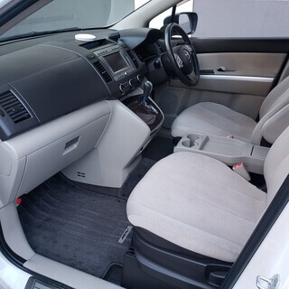 マツダＭＰＶ23Ｔ　4ＷＤ　Ｈ18　車検3年5月　走行87000キロ　ＢＯＳＥサラウンド　純正ＨＤＤナビ＆純正フリップダウンモニター　Ｆ・Ｓ・Ｒカメラ　両側オートスライド　プリクラッシュ＆オートクルーズの画像