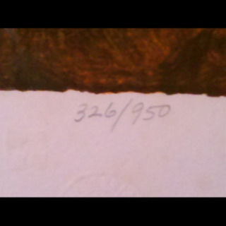 トレンツ リヤドの絵画 定価100万円の画像