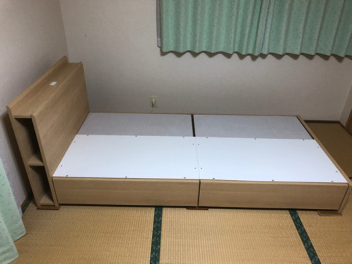 ニトリ　シングルベッド　美品