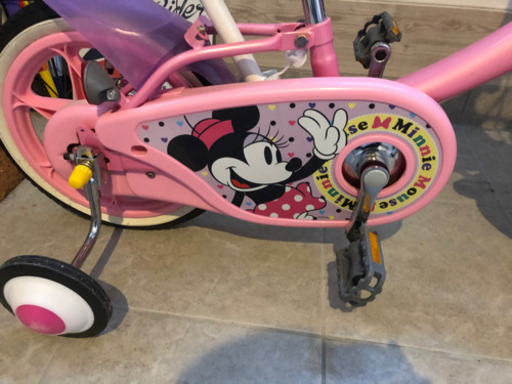 子供用　女の子　自転車　ミッキーマウス　ミニー