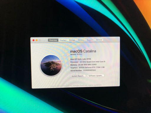 ◎Apple iMac 27-inch Late 2013 ME088J/A 3.4GHz i5/24GB/1TB