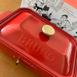 BRUNO（ブルーノ）ホットプレート　赤の画像