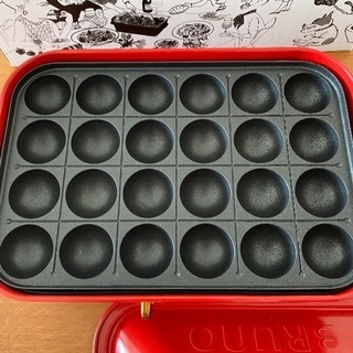 BRUNO（ブルーノ）ホットプレート　赤の画像